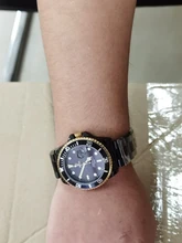 Reloj de cuarzo deportivo para hombre, cronógrafo de pulsera de acero inoxidable, resistente al agua, color verde, Masculino