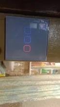 Esooli-Interruptor táctil de pared para el hogar, con wifi, 1 sentido, estándar de la UE, Tuya/Smart Life/ewelink, 2 entradas, control de voz por Google Home, Amazon Alexa