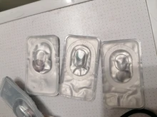 Easylittle-lentillas de colores para ojos, lentes de contacto de Color negro para ojo coloreado, bonitas, desengrasantes, 2 uds./par