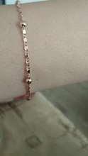 Pulsera de eslabones venecianos para hombre y mujer, brazalete de oro rosa de 20cm, cadena de eslabones venecianos Curb Snail Foxtail, regalo de moda CBB1, 585