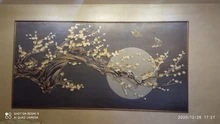 Photo-Wallpaper Beibehang Golden Bedroom Custom Living-Room for Relief-Lines