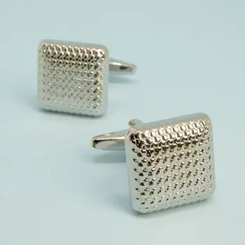 

Cufflinks jewelery square with texture (50119)