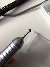 Brocas de diamante para uñas, fresas de bola para pulir cutículas, máquina de manicura eléctrica, limas de limpieza de cutículas, herramientas de arte de uñas, 1 Uds.