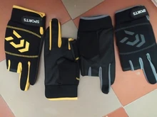 Fishing-Gloves Fish-Equipment Anti-Slip Angling Finger-Sports Outdoor Women 3-Cut 1-Pair