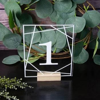 

Wedding Table Numbers with Holders, Clear Acrylic Wedding table , Calligraphy table sign, Table Number Acrylic Wedding Decor