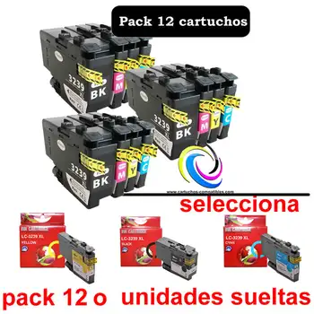 

To BrotherLC-3239, LC3239 Pack 12 or run loose compatible To HL-J6000DW, HL-J6100DW, MFC-J5945DW, MFC-J6945DW, MFC-J6947DW