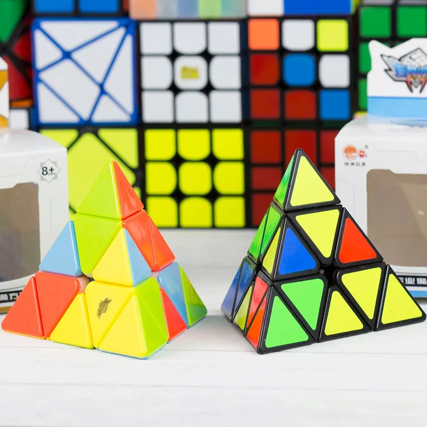 Головоломка пирамида 3x3x3 кубик Рубика CYCLONE BOYS PYRAMINX | Игрушки и хобби