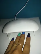 XZMUV-minisecador de uñas portátil, lámpara de manicura de 6 LED UV, Cable USB, para uso doméstico, 6W