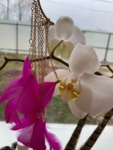 SUKI-pendientes bohemios con gancho para la oreja para mujer, aretes sin Piercing, accesorios de borlas largas, joyería