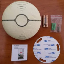 Detector de humo inteligente con WiFi, alarma de fuego independiente con batería, funciona con sonido y luz, aprobado por la CE