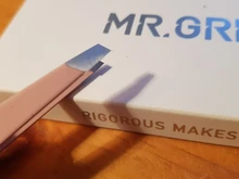 MR.GREEN-Pinzas para cejas, extractor de pelo fino de Belleza del cabello de colores, pinzas para cejas inclinadas de acero inoxidable, herramientas de maquillaje para eliminación