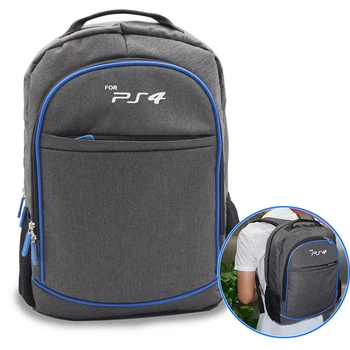 

Game backpack for PS4 / slim / Pro game controller special storage protection bag portable travel gray backpack waterproof bag