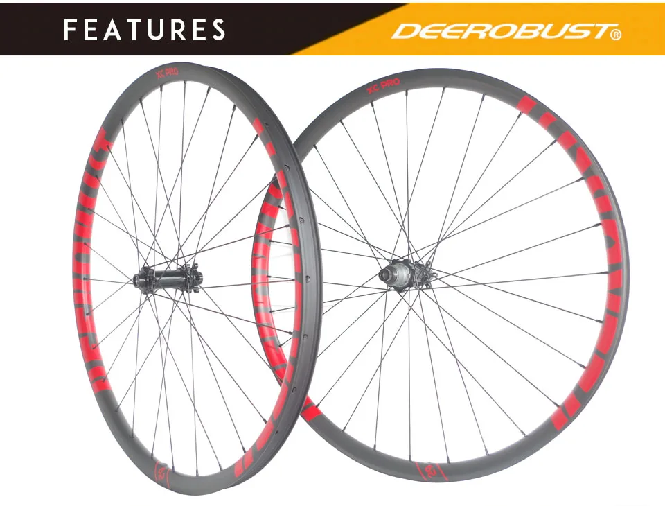 mtb xc boost carbon wheelset