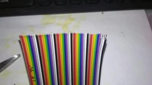 Ribbon-Cable Dupont-Wire Rainbow Flat Pitch-Color 1meter for FC 40P/50P