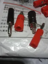 Amplifier Terminal Post Connector-Binding Jack-Mount Banana-Plug Black JS-910B 5-Red-5