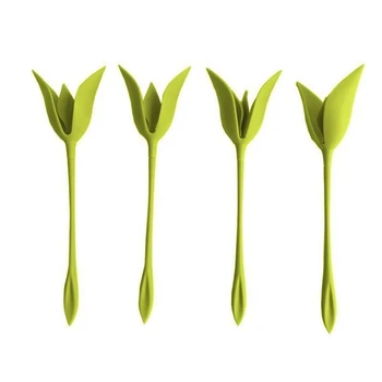 

DIY Paper Rose Plastic Flower Branch Serviette Holder Rack Napkin Clip Table Restaurant Party Decor New