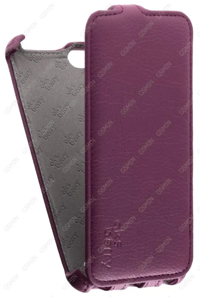 Кожаный чехол для Lenovo Vibe C (A2020) Aksberry Protective Flip Case (Фиолетовый) | Мобильные телефоны и