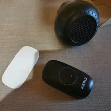 KERUI-timbre inalámbrico M523, con protección de seguridad, botón impermeable, luces de ambiente coloridas, función de memoria, timbre inteligente