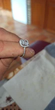 CC Anillos para las mujeres de la Boda nupcial Anelli joyería de moda anillo de compromiso de oro blanco Anillos de Color CC595