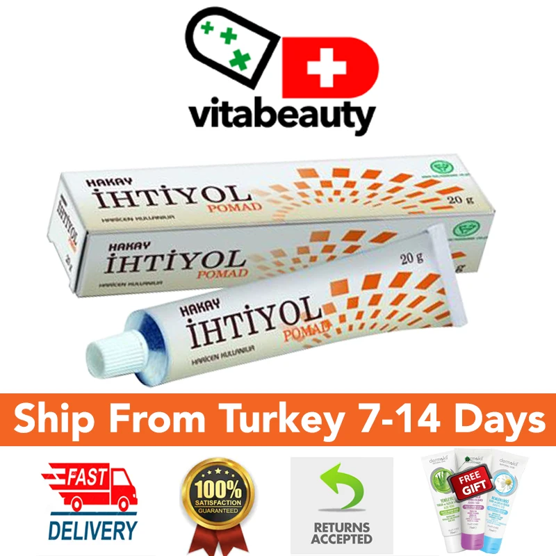 Ichthyol Ichtiol Ichthammol كريم أسود 20g لحب الشباب الدمامل الأكزيما الصدفية لدغات الحشرات والحرق Face Foundation Aliexpress