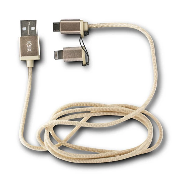 USB кабель для Micro USB и Lightning