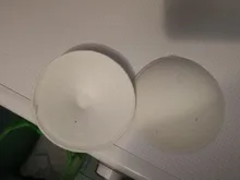 4 Uds. Blanco nuevo, almohadillas de bambú para lactancia, lavables, impermeables, almohadillas de pechos reutilizables