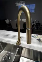 Matte Black Kitchen Faucet Pull Out Kitchen Sink Faucet Single Handle Faucet 360 360