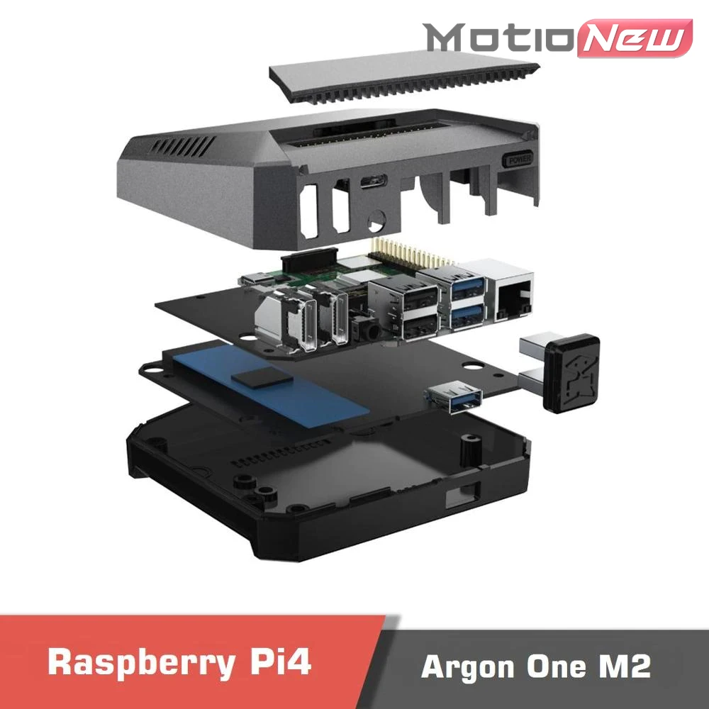 Argon ONE V2 Case for Raspberry Pi 4 – Argon 40 Website Store