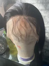 Recto pelucas de cabello humano pelo virginal brasileño 30 pulgadas peluca con malla Frontal Bob corto Frontal de encaje pelucas de cabello humano para peluca para mujer afroamericana