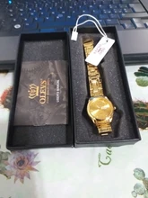 OLEVS-reloj de cuarzo clásico para mujer, cronógrafo de lujo, resistente al agua, correa de acero inoxidable