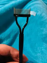 Separador de Peine de pestañas negro, maquillaje, rímel, rizador de pestañas, peine, cepillo de cejas, herramienta de aseo, herramienta AR1