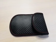 Caja bloqueadora de señal de llave de coche, Faraday Cage Fob Pouch, bolsa de bloqueo RFID sin llave