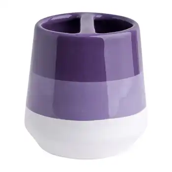 

Glass for toothbrushes "trait" with separator ceramic color purple
