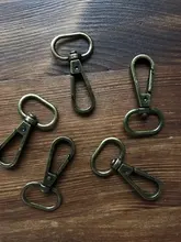 Gatillo giratorio de Metal, 5 uds., 4 tamaños, broche de langosta, gancho a presión, llavero con anilla, cordón de Paracord, artesanía, mochila para exteriores, piezas para mochilas