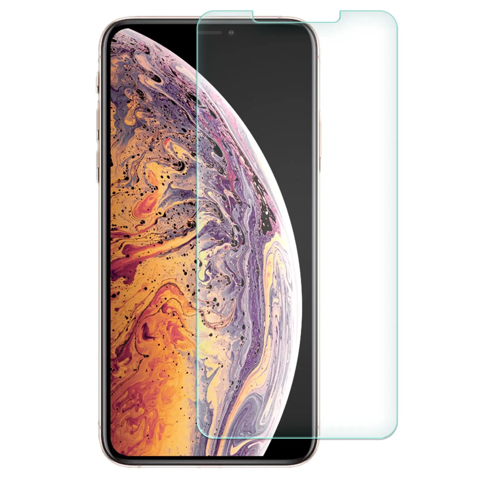 Tempered glass Tempered Glass Screen Protector For IPHONE XS MAX/11 PRO MAX - Color: Tempered glass