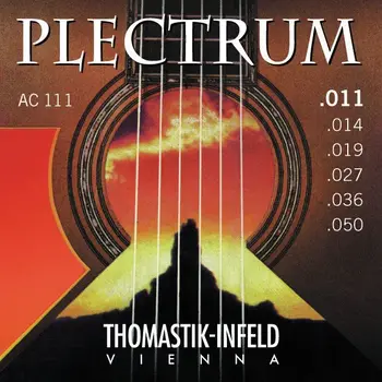 

Ac111 plectrum strings for acoustic guitar, 011-050, Thomastik