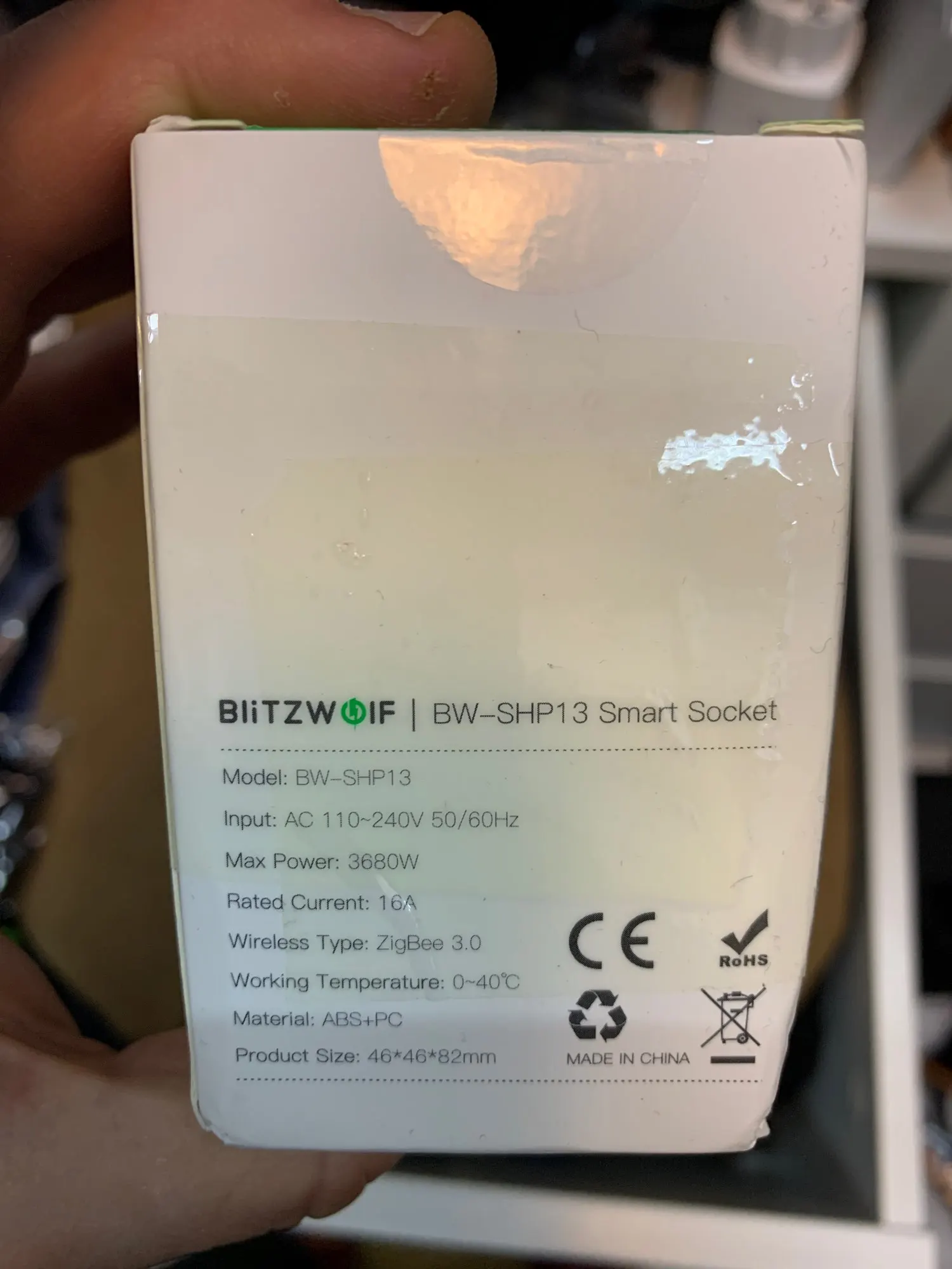 BlitzWolf BW-SHP13 ZΙgbee Smart WIFI Socket 16A APP Remote Controller photo review