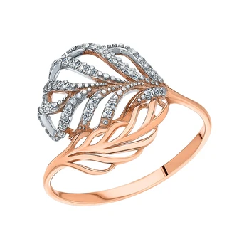 

Silver ring with cubic zirconia sunlight sample 925