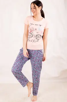 

Armonika Women Blue Above Bicycle Six Floral Sleepwear Kit ARM-20Y099083