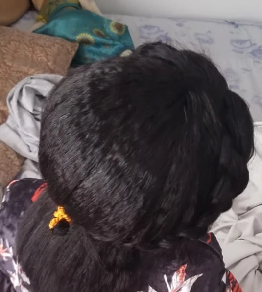 Kinky Straight Brazilian Hair Bundles With Closure photo review