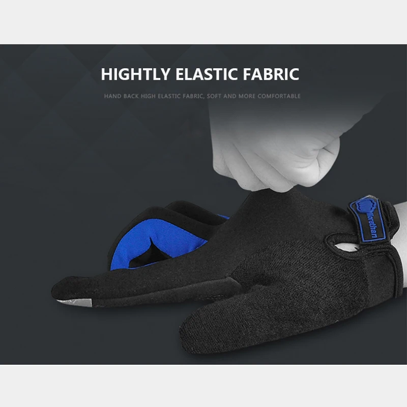 MOREOK Winter Gloves Full Finger Windproof Bike Gloves Foam Pads Touchscreen Bicycle Gloves Warm Cycling Gloves Running Gloves 2