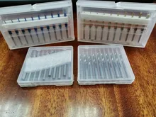XCAN-Juego de brocas de grabado, Nano Blue Coated brocas de rebajadora de CNC, cortador de fresado de corte, vástago de 1/8 , herramientas de fresado de carburo