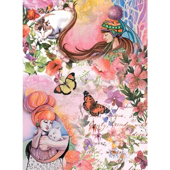 

Rice paper for Decoupage "" craft Premier "", A3, 25 g/m, "Tenderness" "cpd008