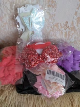 Headbands Kids Photography-Props Baby-Girls Elastic New Felt Bow Cute Sequin 3pcs/Lot