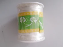 Cuerda de seda satinada para morder, cuerda de nailon colorida de 1mm y 80m, accesorios para morder de bebé, collar de dentición, herramienta de Juguetes DIY, 1 unidad