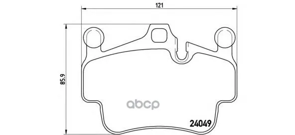 Комплект Тормозных Колодок Передних Brembo арт. P65014