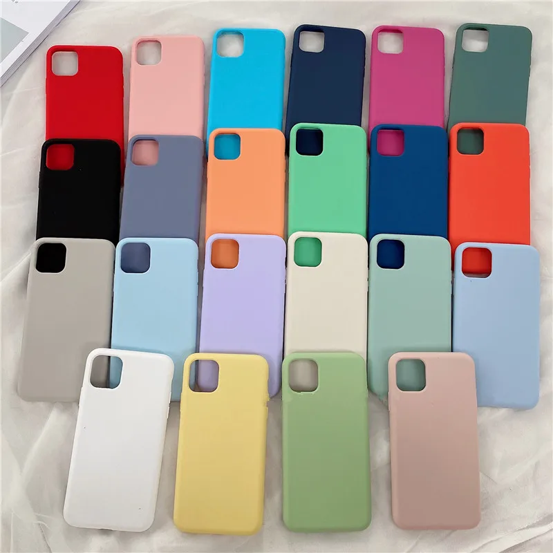 Чехол для iPhone 6/6S 7/7S 8 7Plus/8Plus X Xs Xr 11 SE 2020 силиконовый | Мобильные телефоны и
