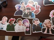 Pegatinas de dibujos animados de Kpop para niños, para portátil, botella de agua, bicicleta, motocicleta, Skateboard, mochila, pegatina impermeable, 10/50 Uds.