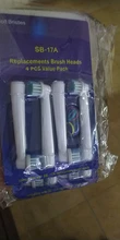Cabezales de repuesto para cepillo de dientes eléctrico Oral B, cerdas suaves, 16/20 piezas, D25, D30, D32, 4739, 3709