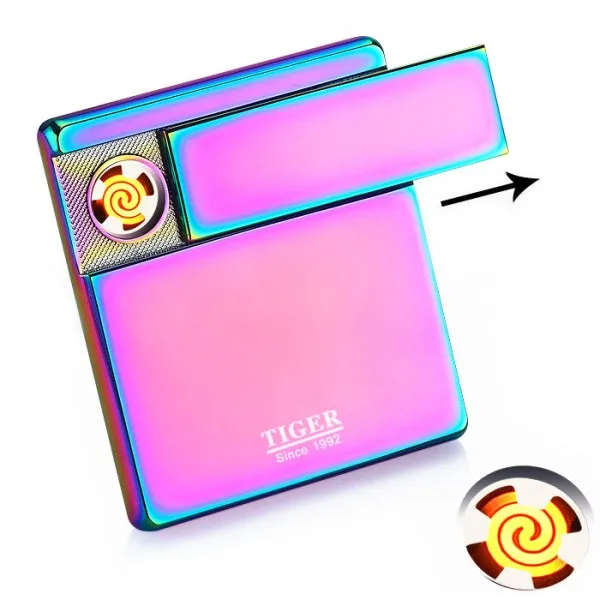 Ультратонкая USB зажигалка-слайдер Tiger TW950 | Дом и - Цена: 745,00 руб.